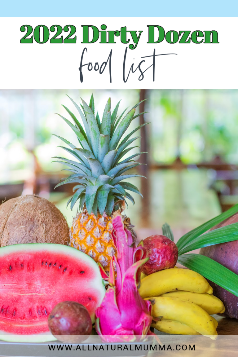 2022 Dirty Dozen Food List