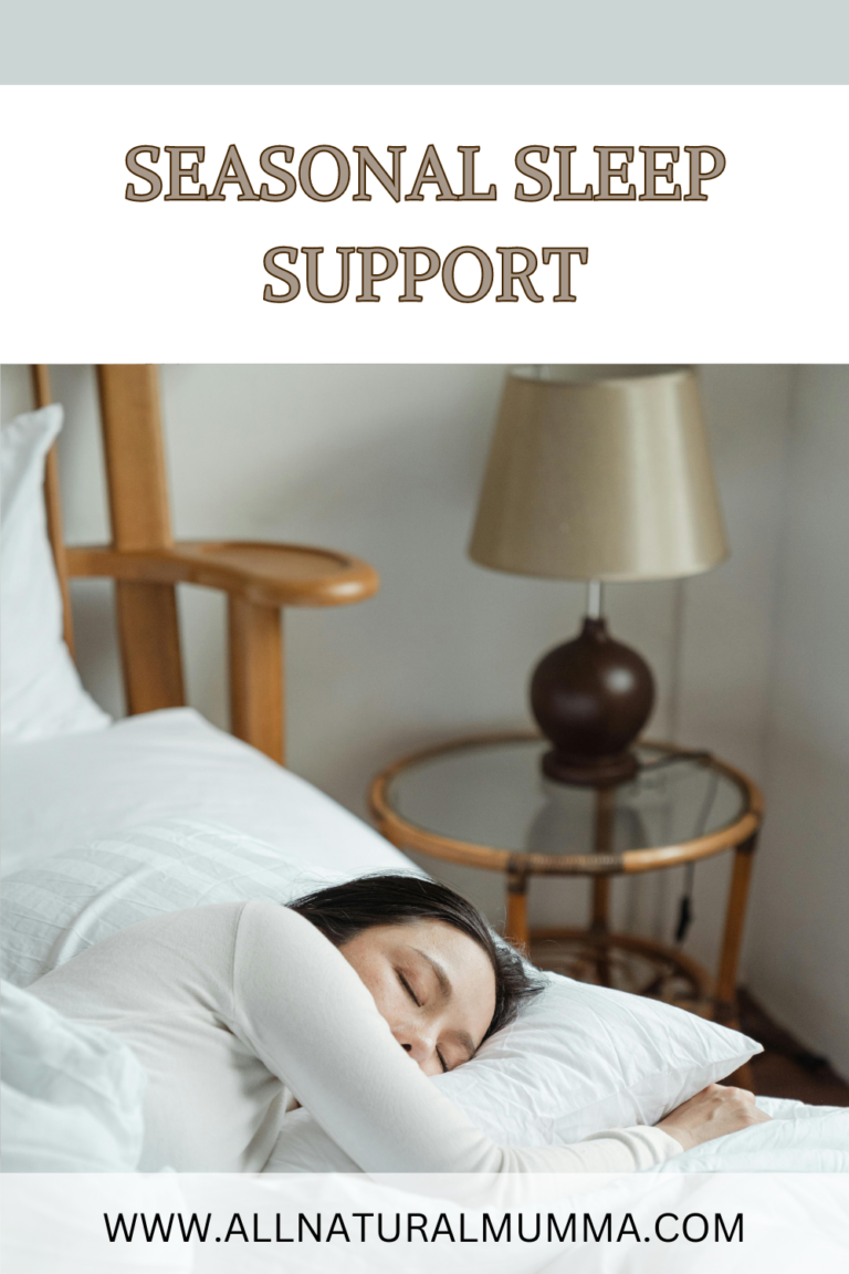 Seasonal Sleep Support: Optimise Your Sleep Quality Natural Health Quality Sleep Low Tox Bedroom