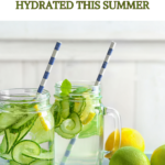 cucumber lemon lime hydration water infused